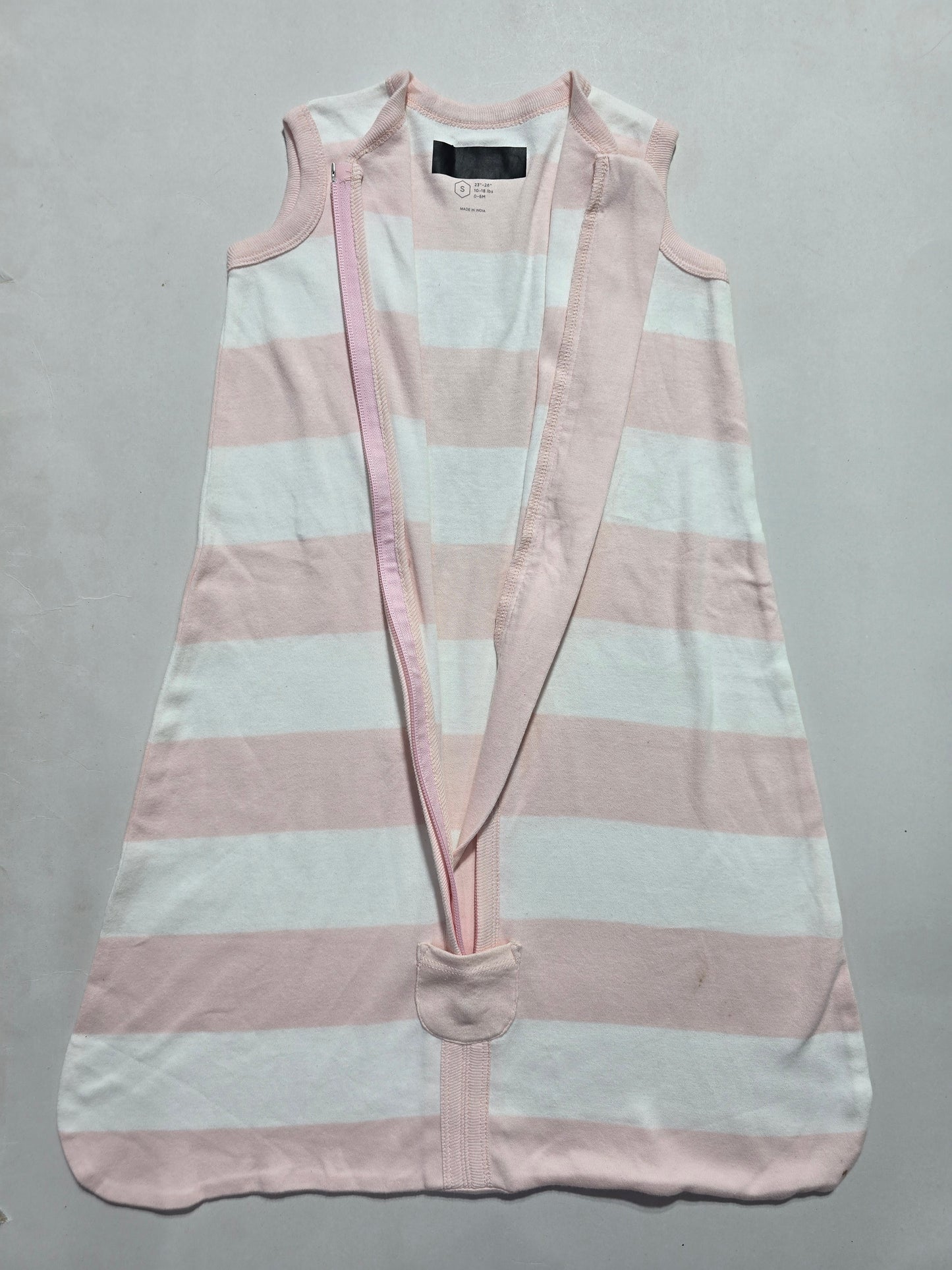 Baby's sleeping bag - light pink