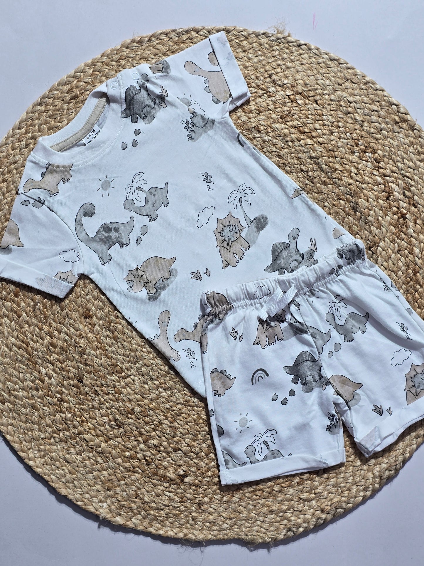 Baby's shorts set - gb dinosaur