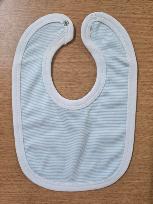 Baby's bibs - blue line