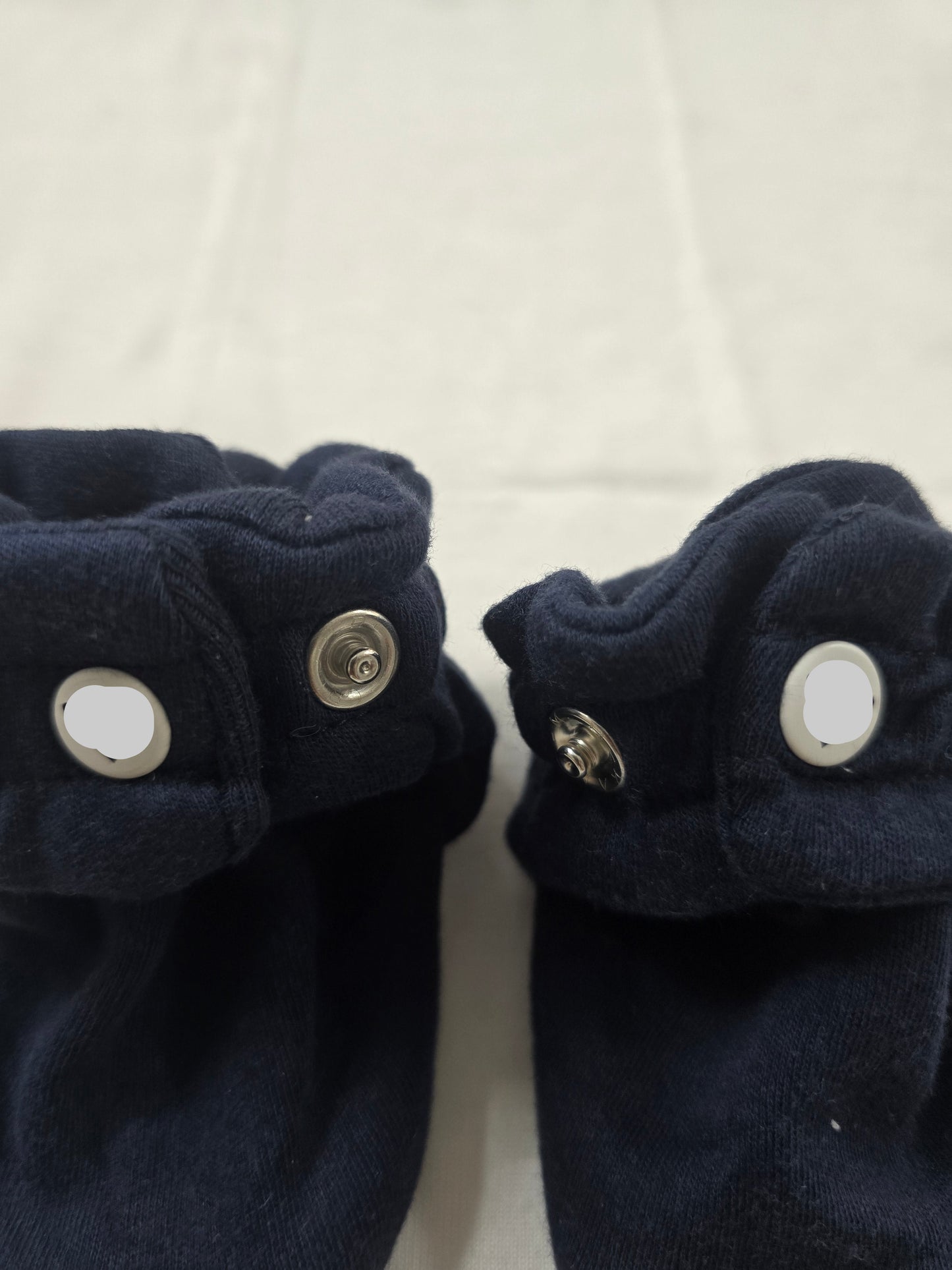 Baby's booties – navy