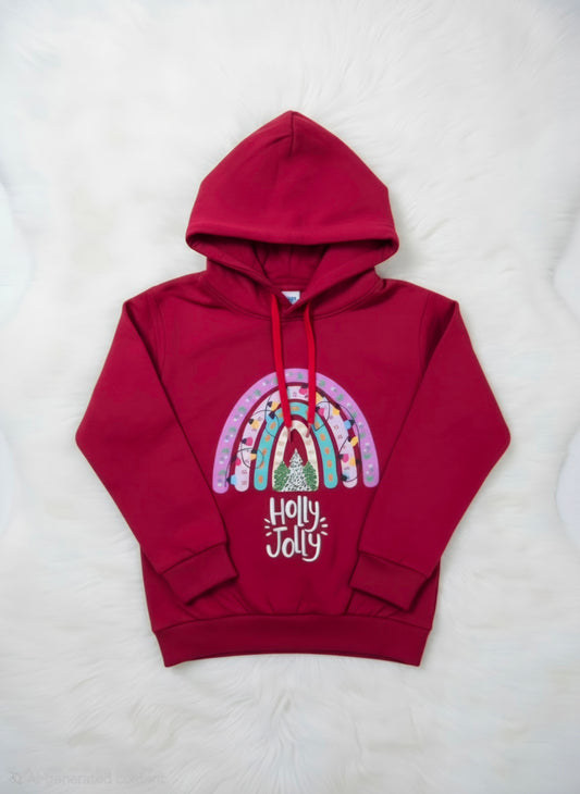 Boy's loop knit hoodie - jolly