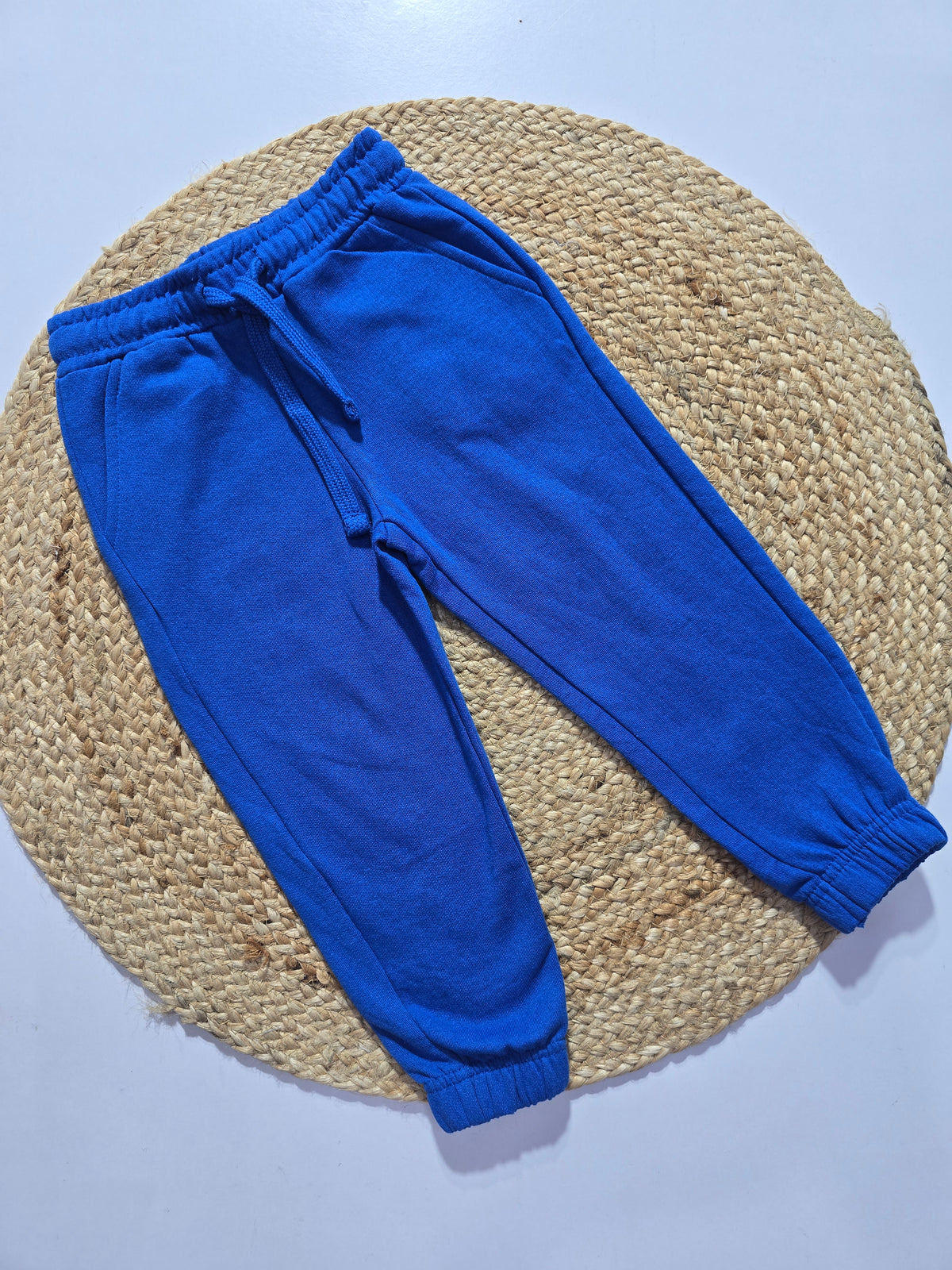 Boy's loop knit pant - royal blue