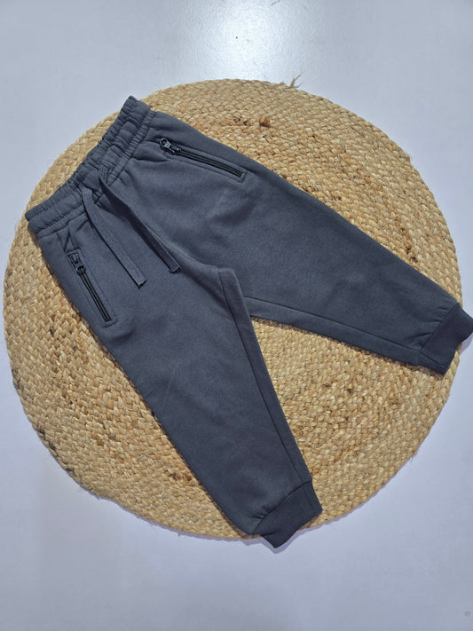 Boy's loop knit pant - aash grey