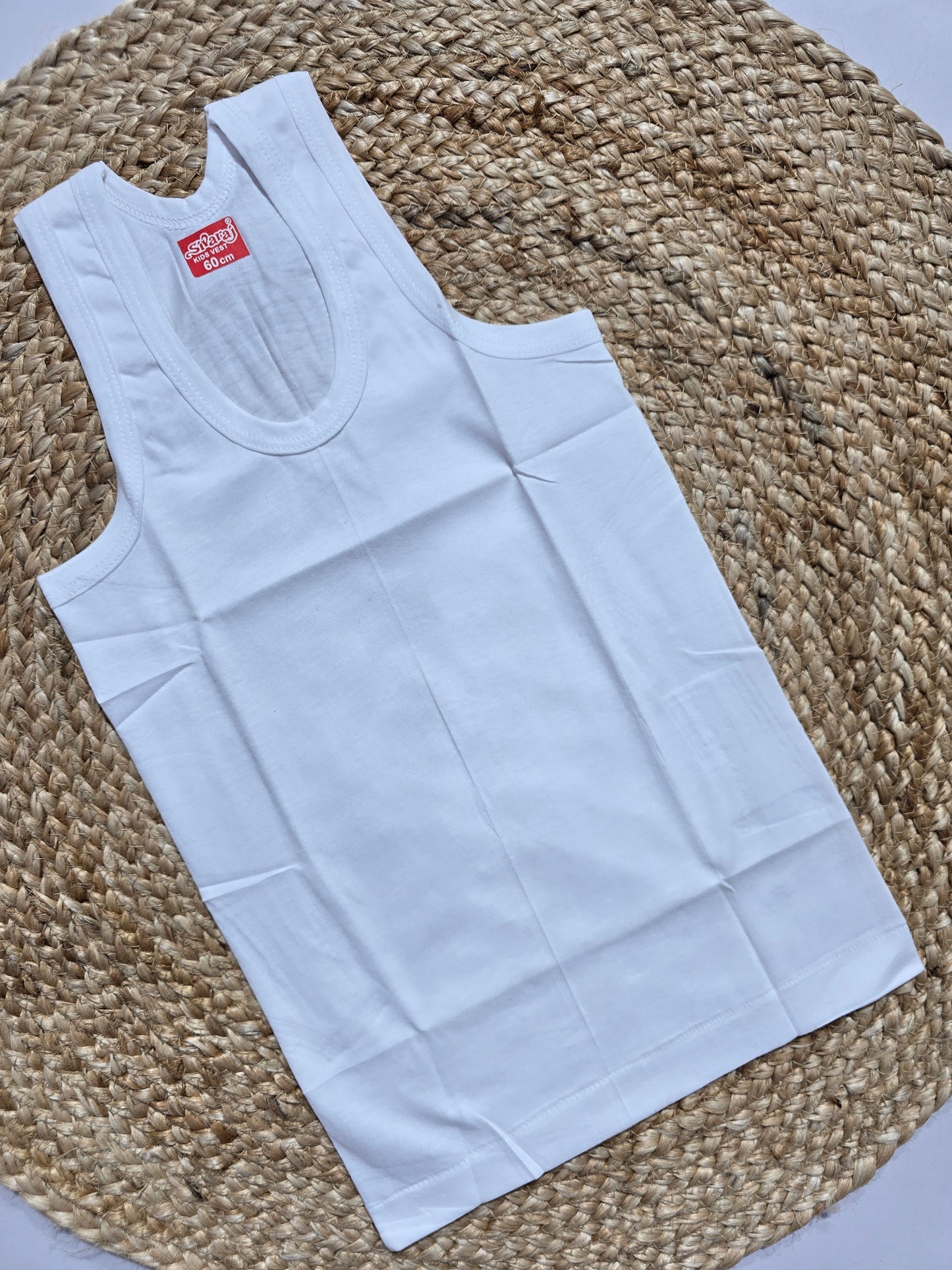 Boy's vests - white