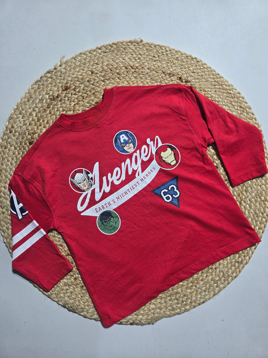 Boy's t-shirt - red avenger