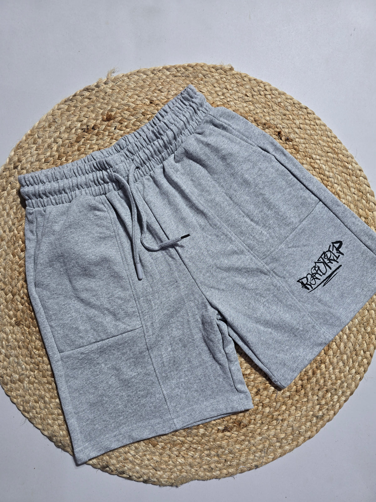 Boy's loop knit shorts - grey