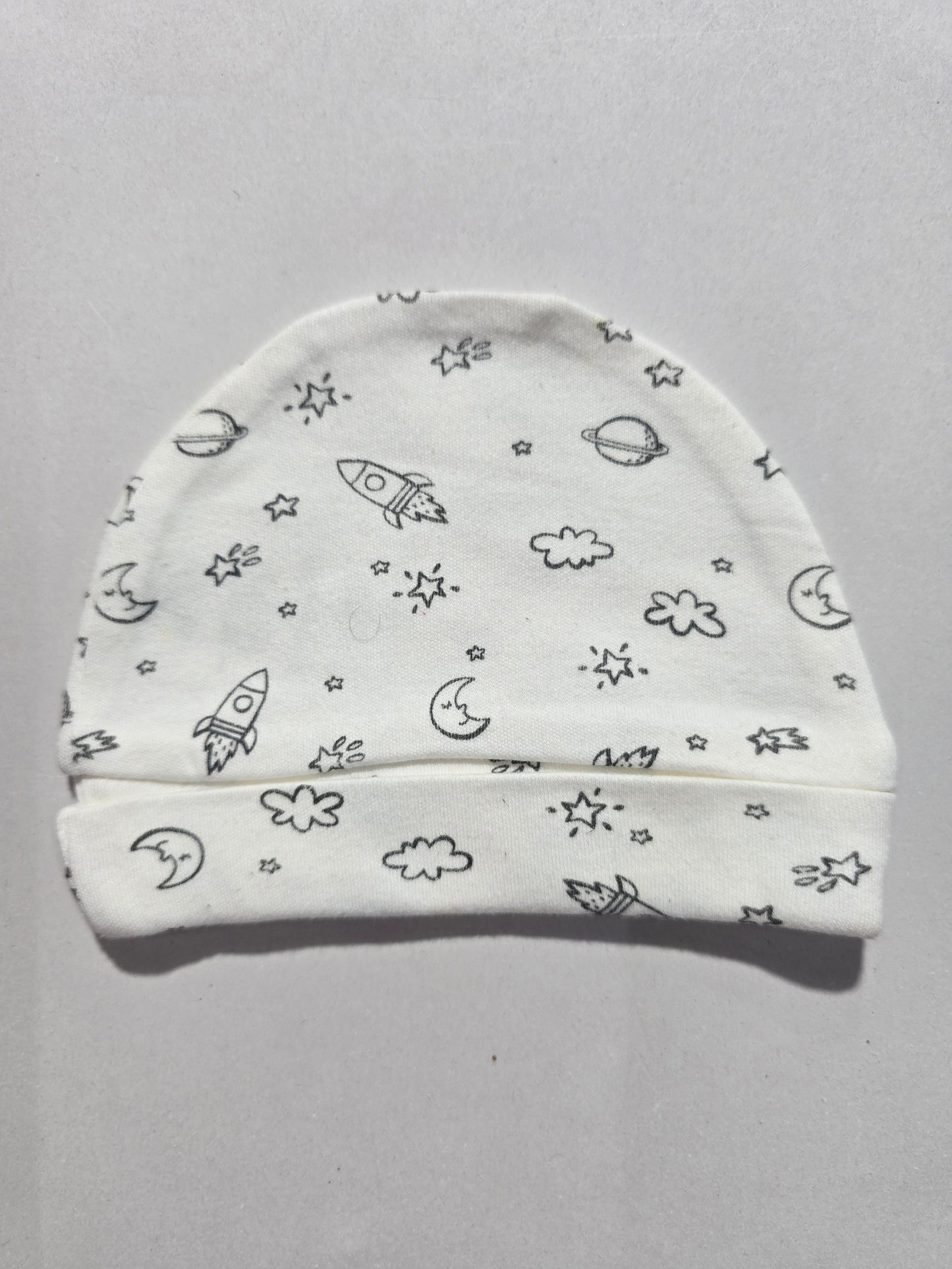 Baby's cap - white Rocket