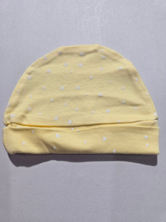 Baby's cap - yellow star