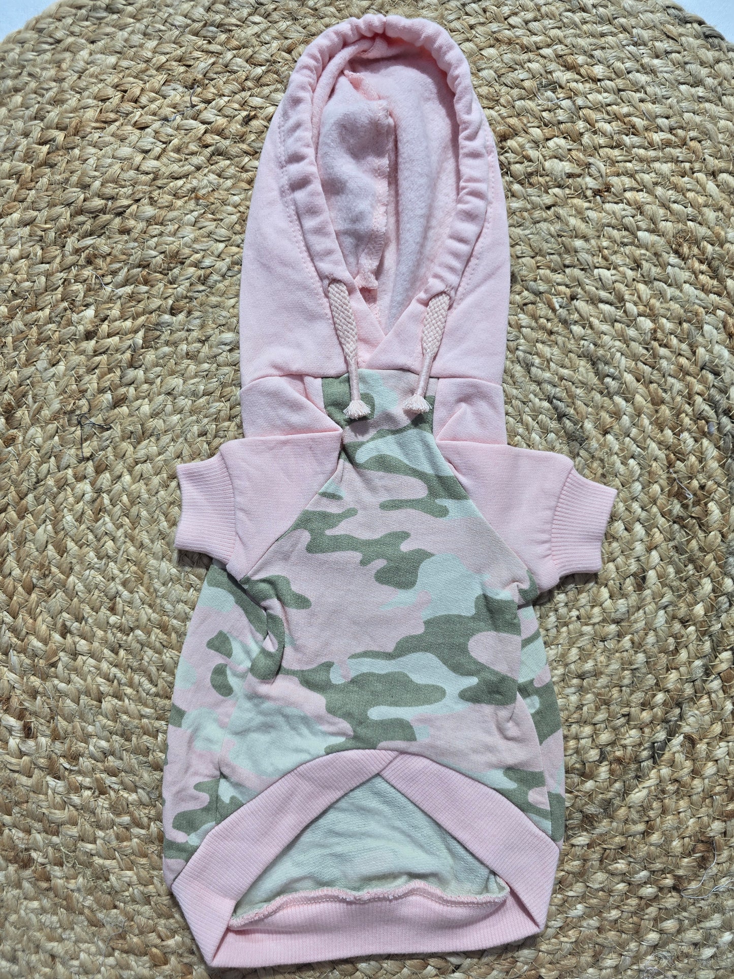 Hoodie for Dogs - pink military
