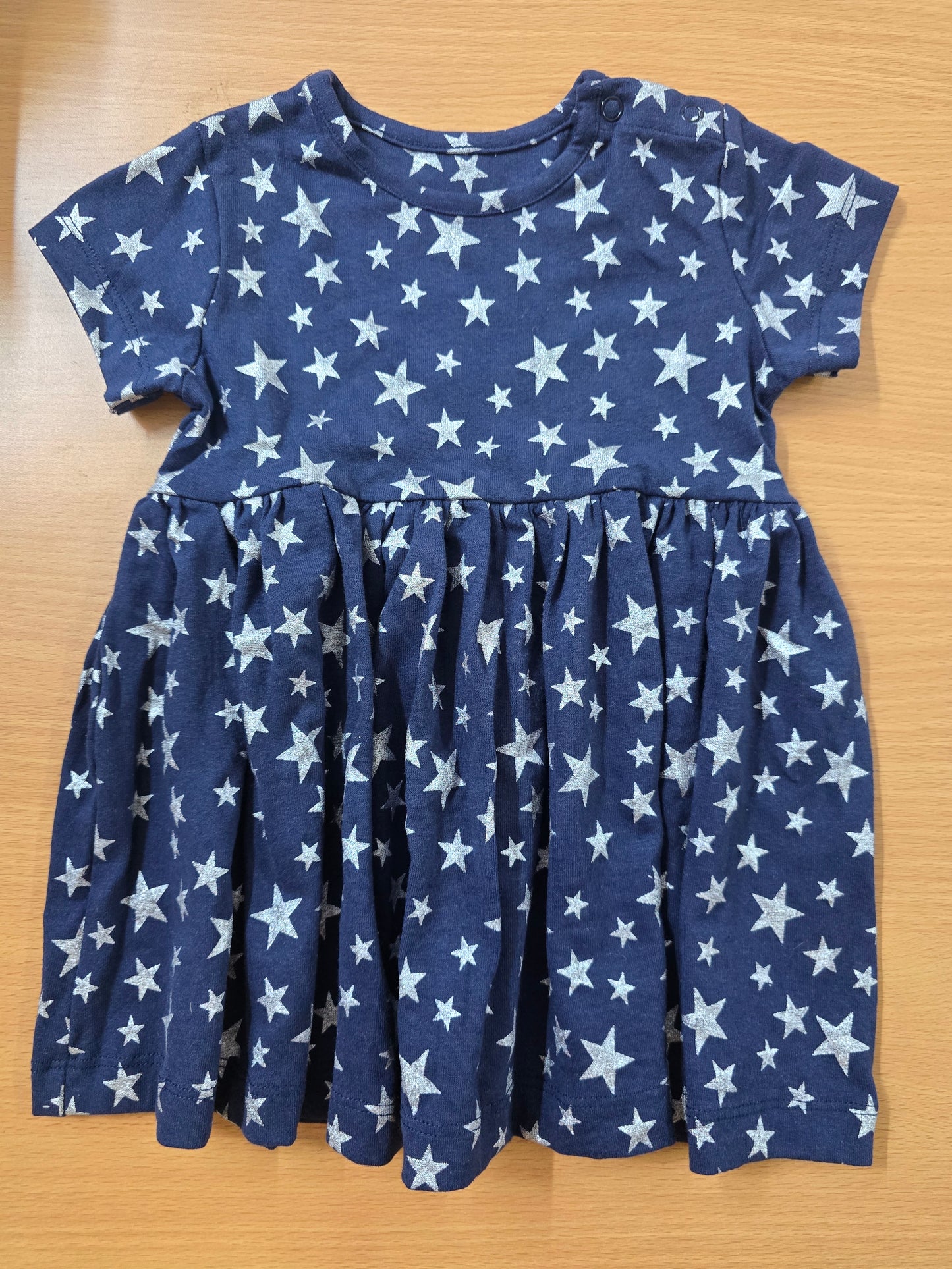 Baby's frock - nevy star