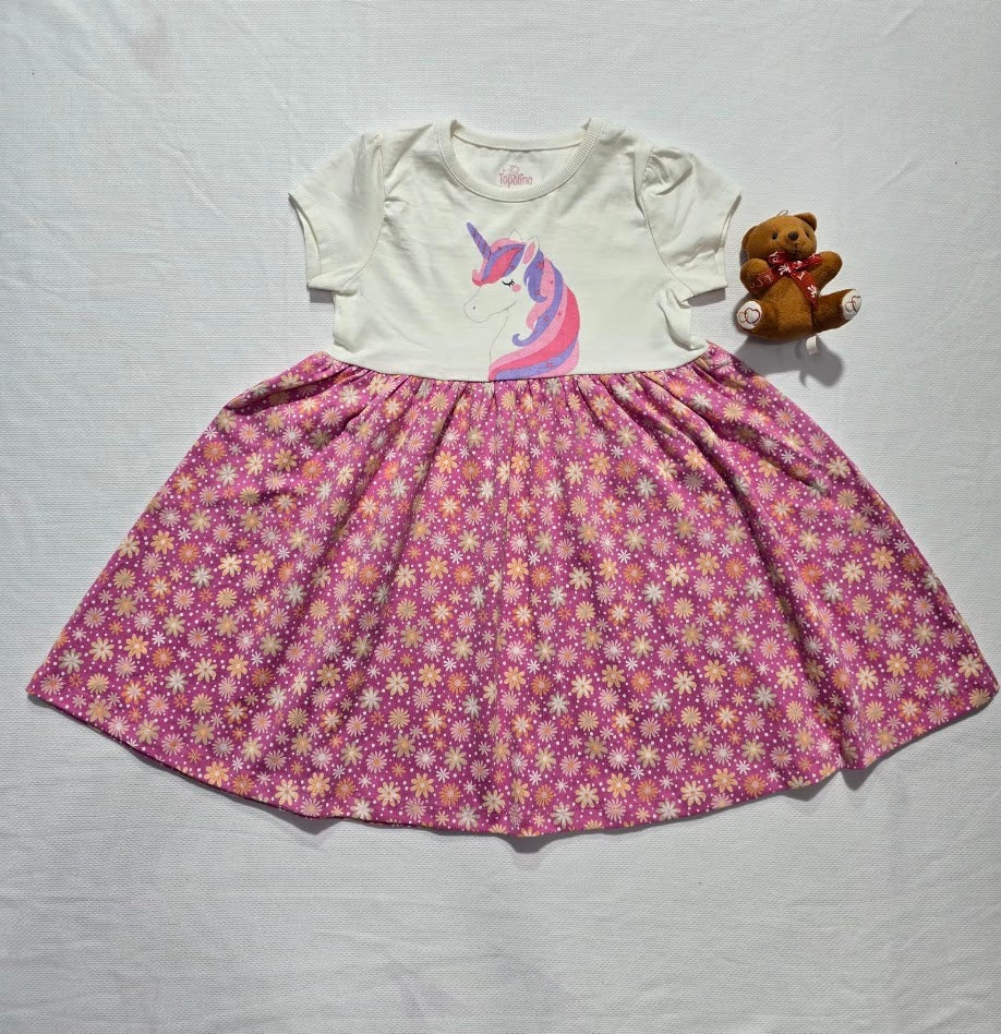 Girl's frock - unicorn