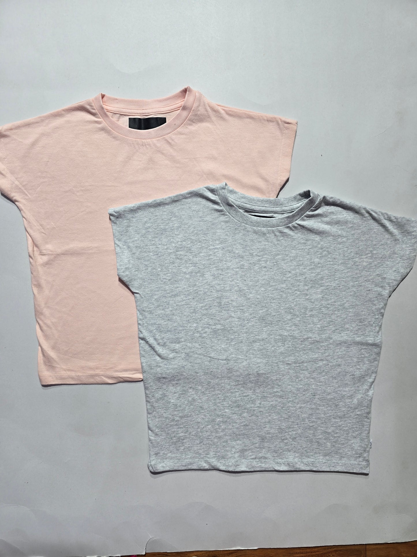 Girl's cap sleeve t-shirt - (2pcs combo)16