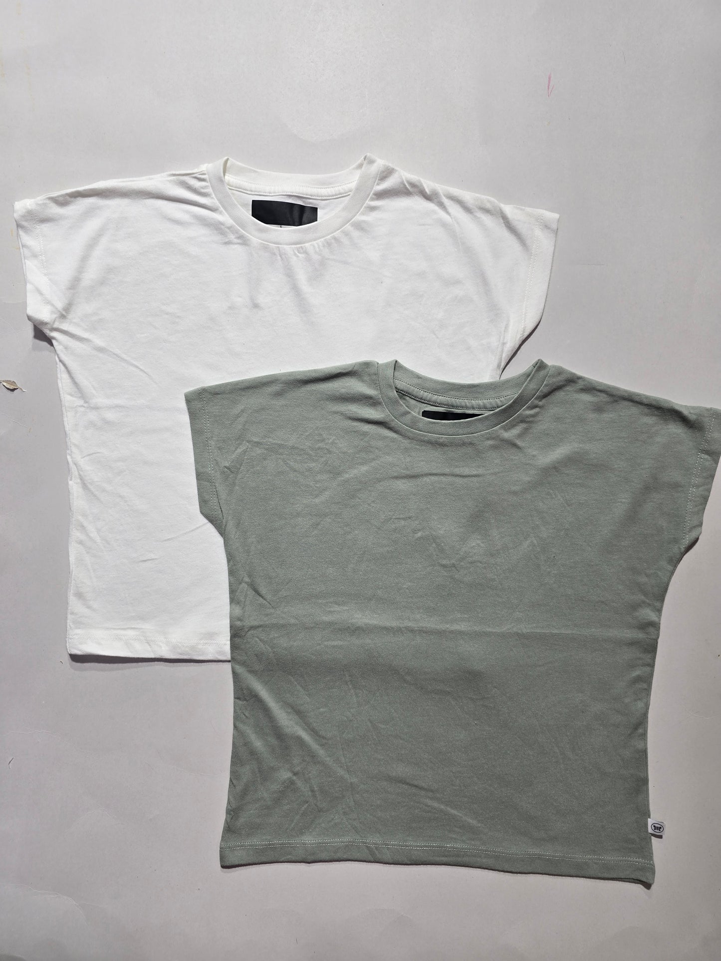 Girl's cap sleeve t-shirt - (2pcs combo)3