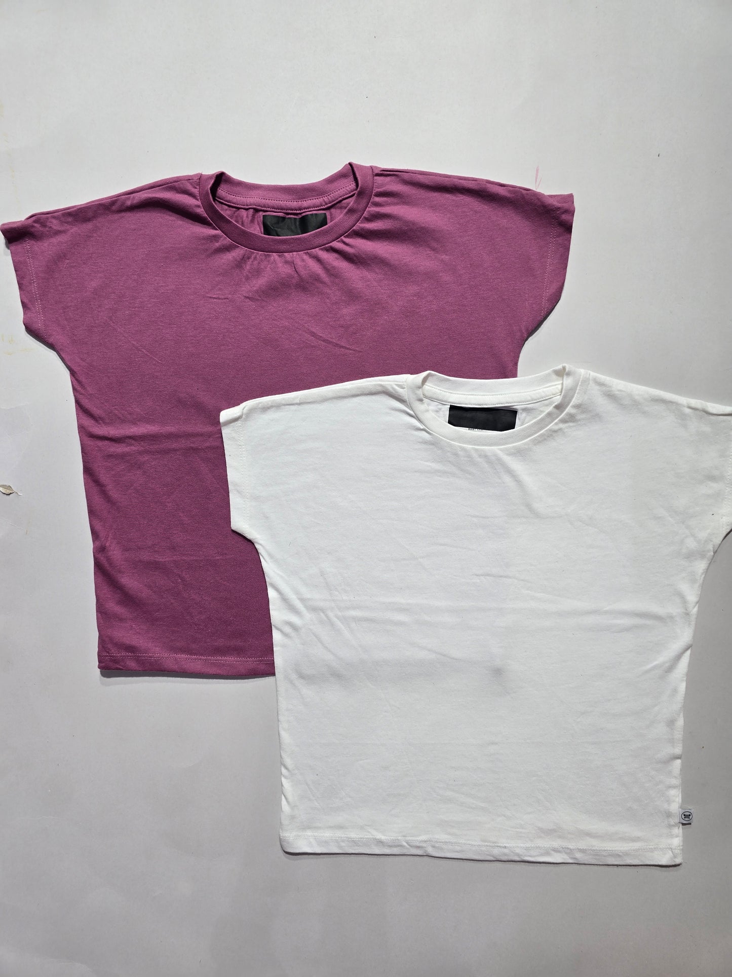 Girl's cap sleeve t-shirt - (2pcs combo)4