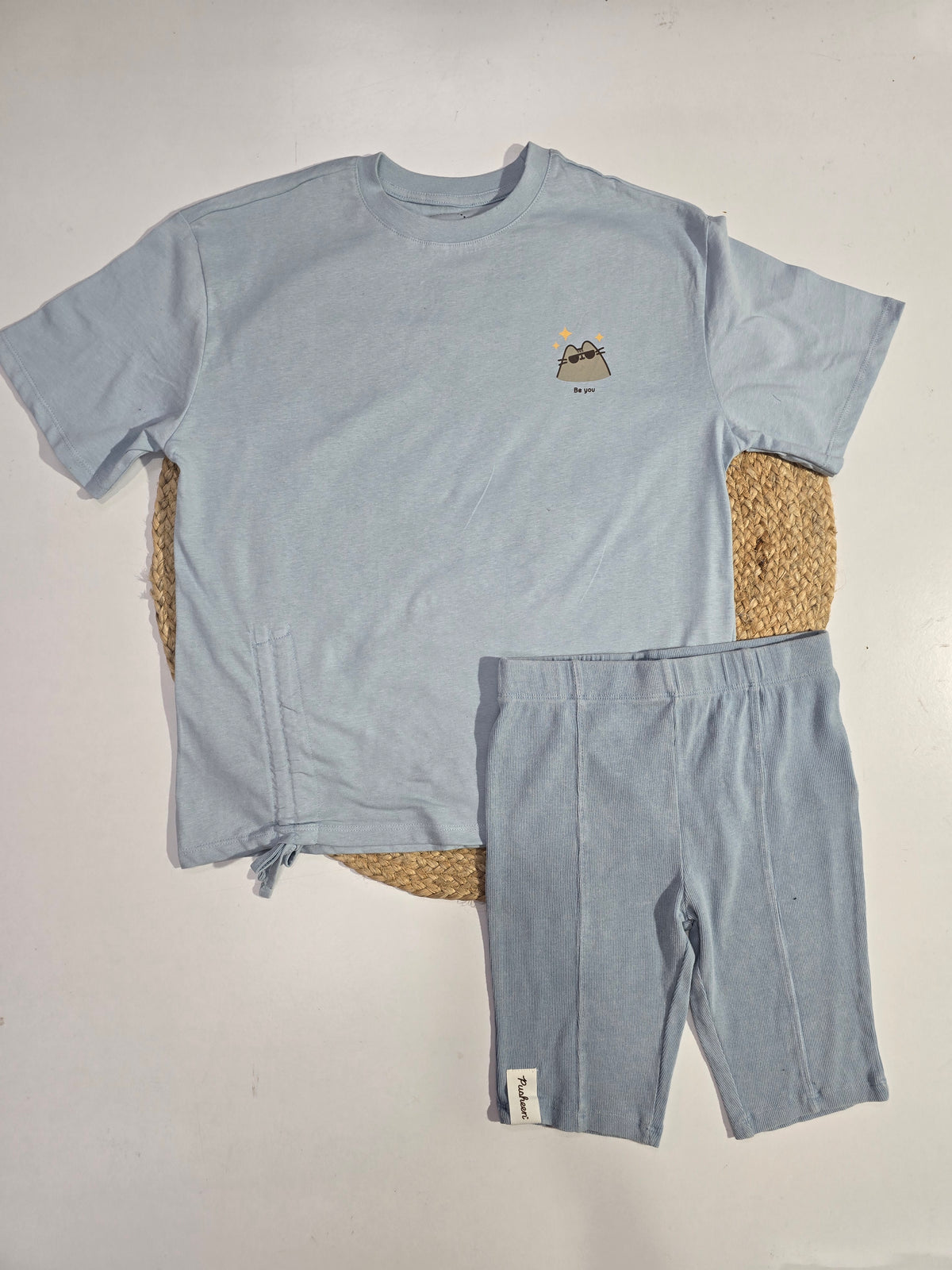 Girl's short set - cool cat