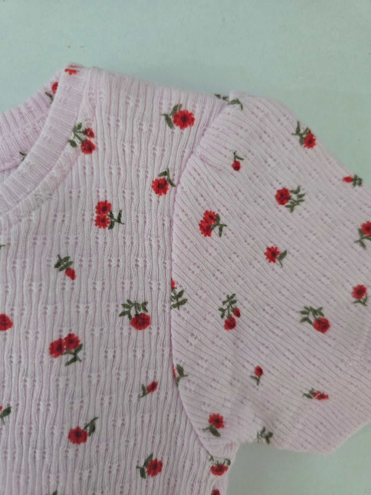 Baby Co-ord Pant Sets Pink Rose 100% Cotton Baby Girls Pant Set