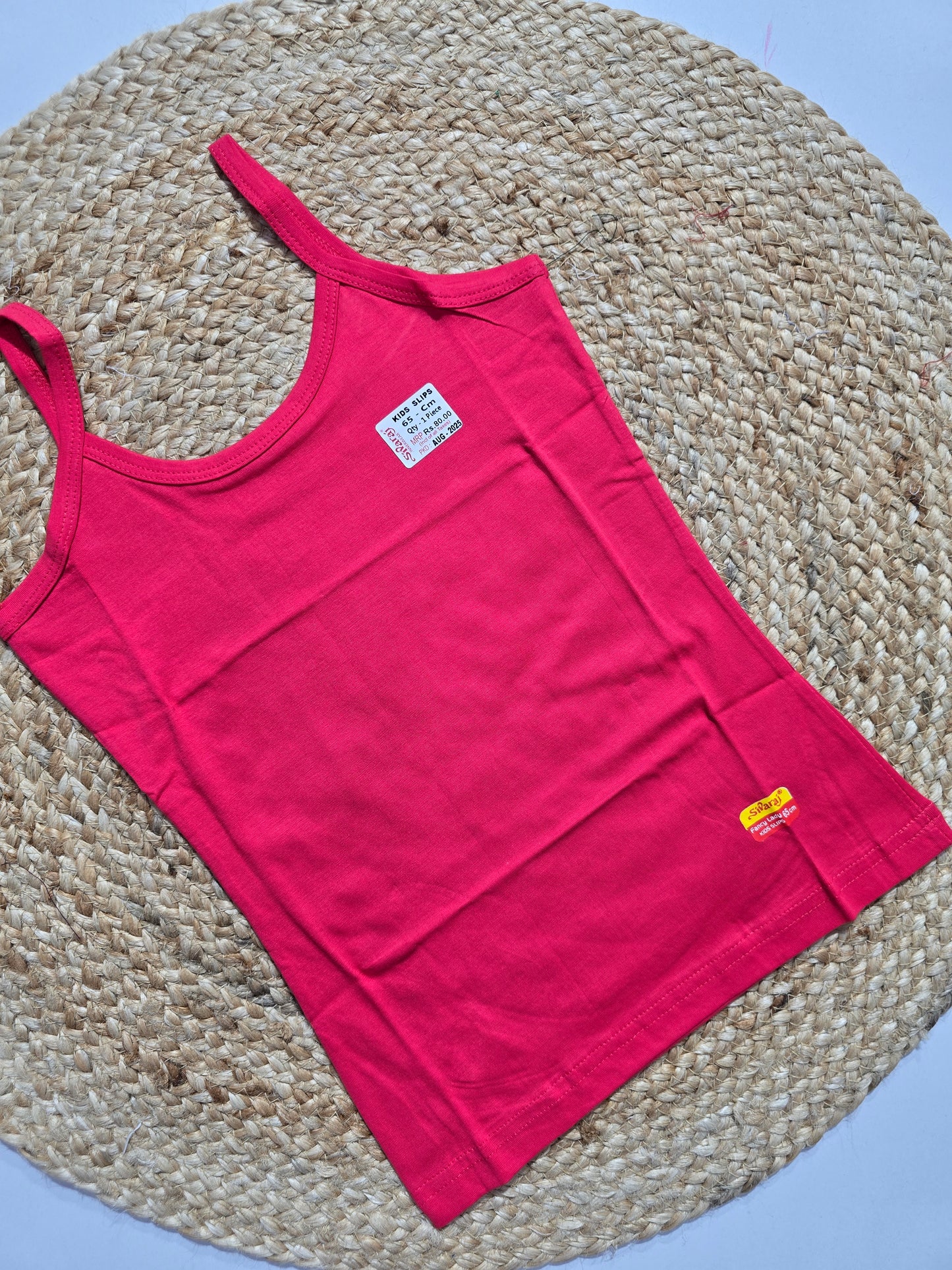 Girl's slip - pastel pink