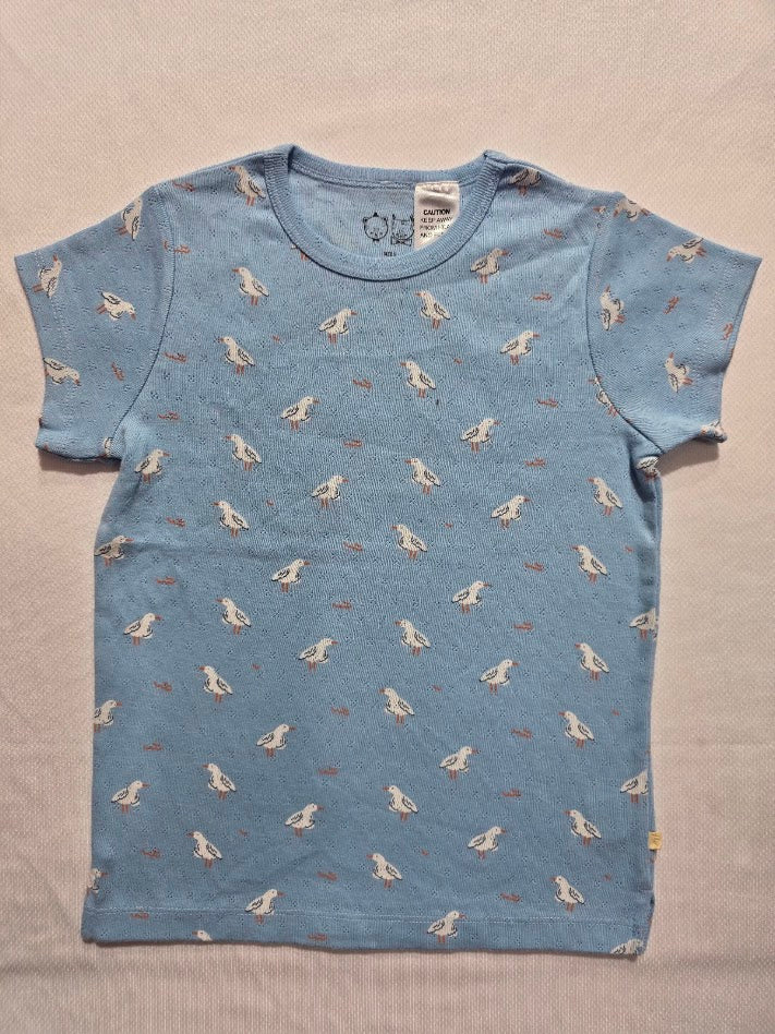 Girl's t-shirt - blue birds