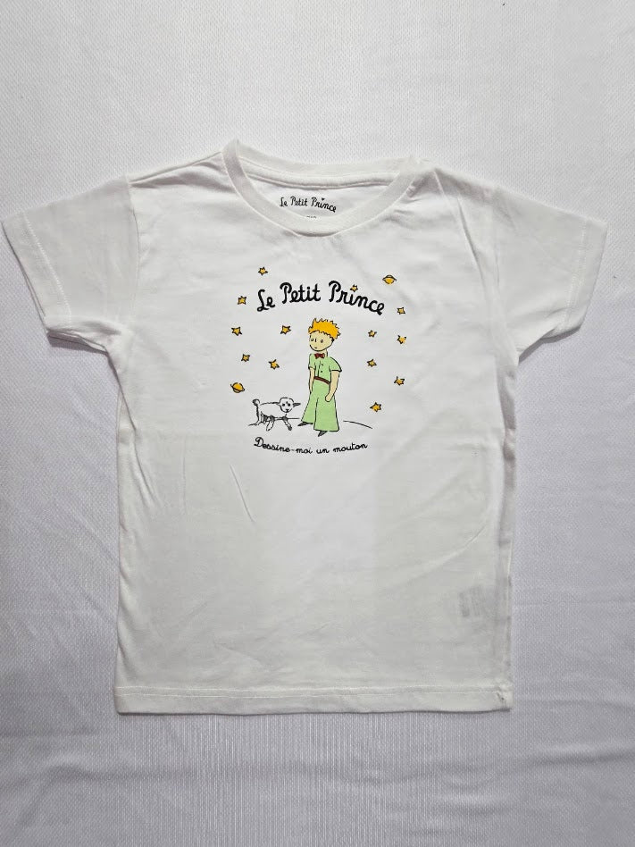 Girl's t-shirt - white prince