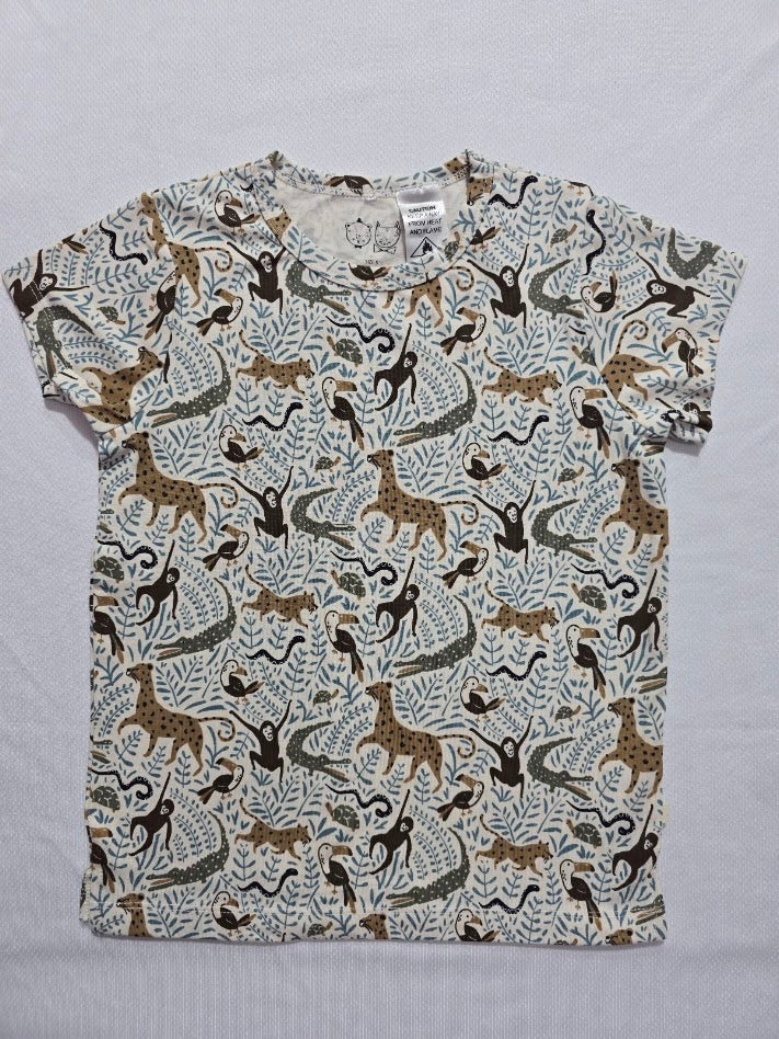 Girl's t-shirt - tropical animals