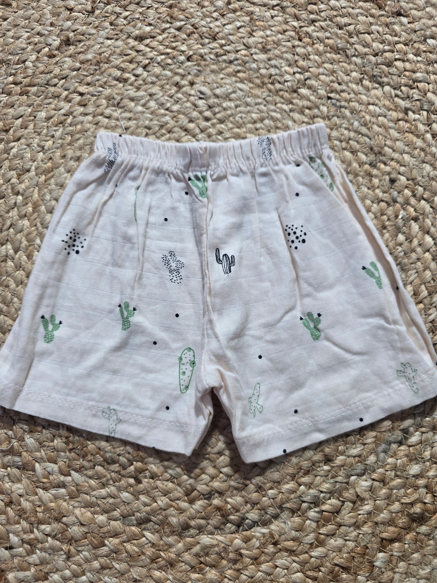 Baby's muslin shorts - s.cactus