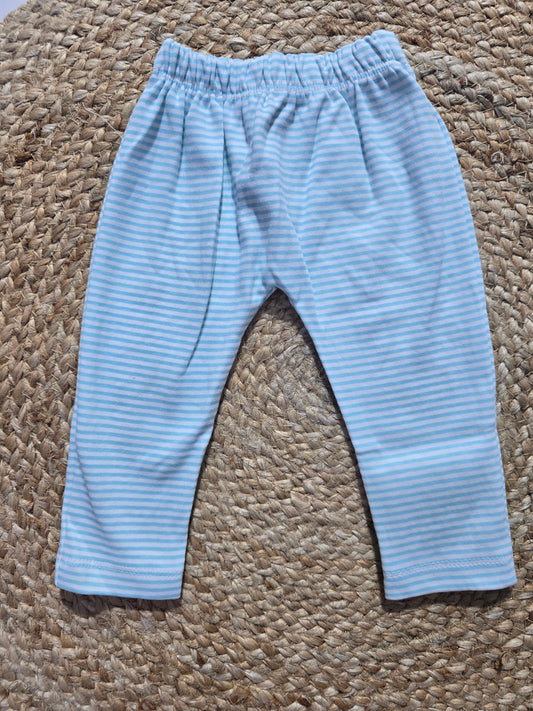 Baby's pants - blue line