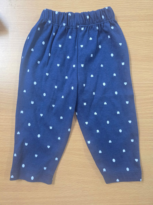 Baby's pants - navy shapes