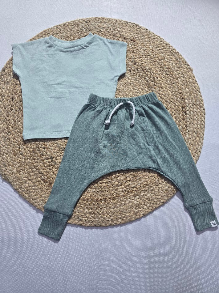 Baby's diaper pant set - pista