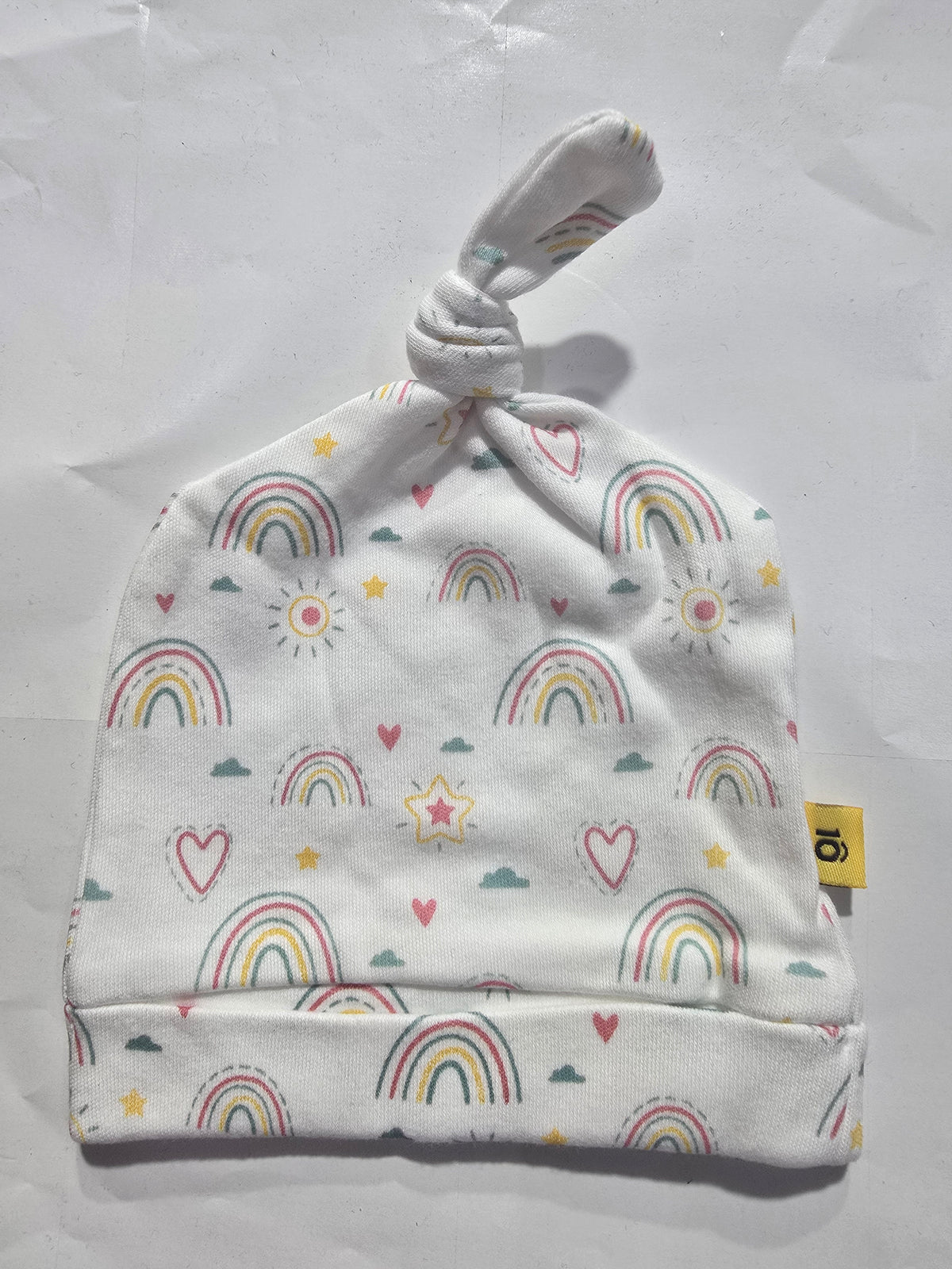 Baby's Hooded blanket with 2 caps - pink