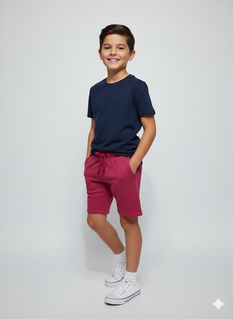 Boy's loop knit shorts