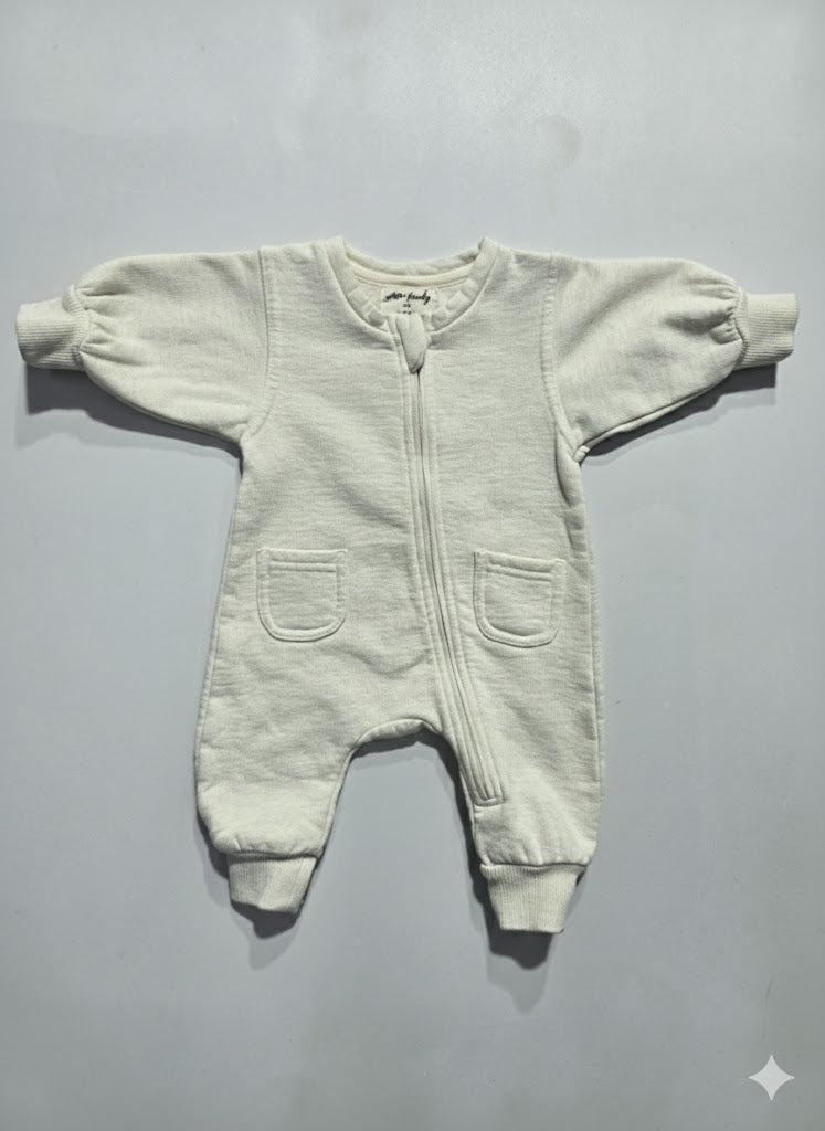 Baby's FS loop knit jumpsuit