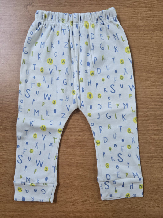 Baby's pants - letters