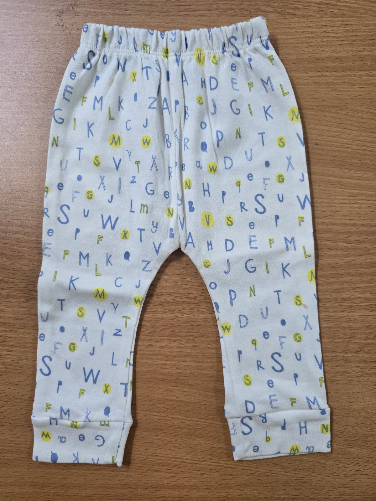 Baby's pants - letters