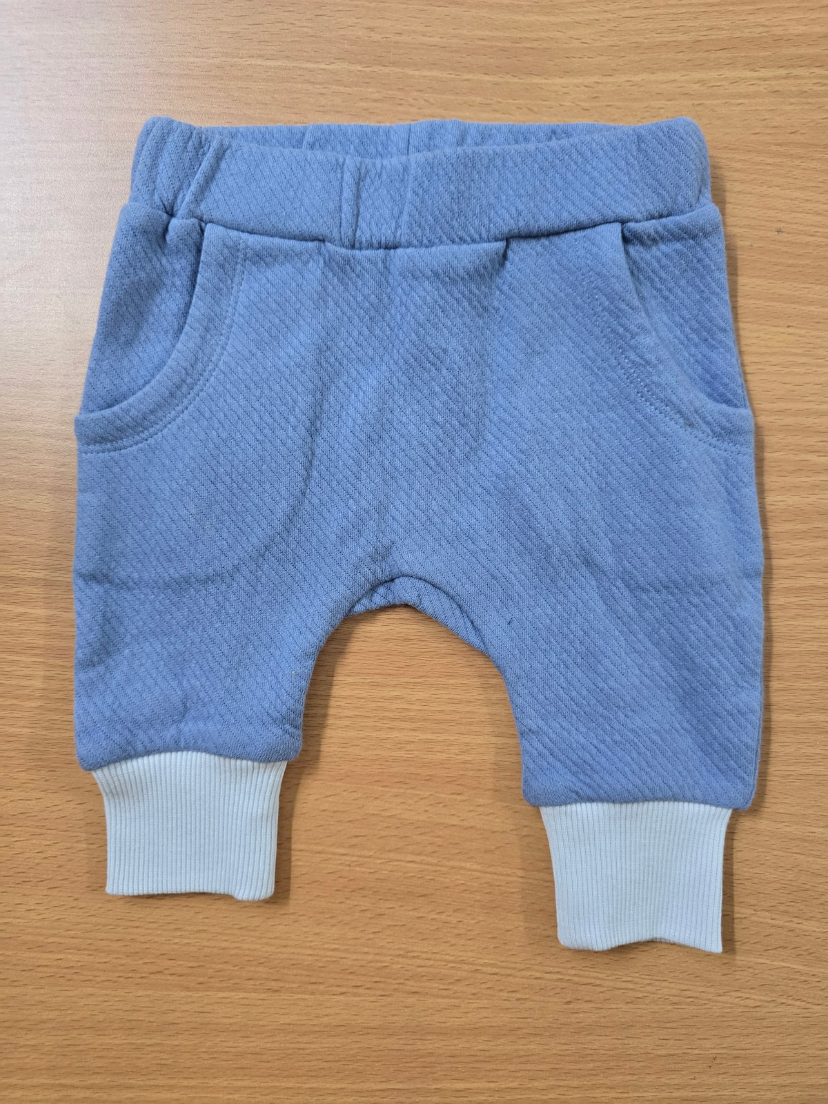 Baby's loop knit pants - blue
