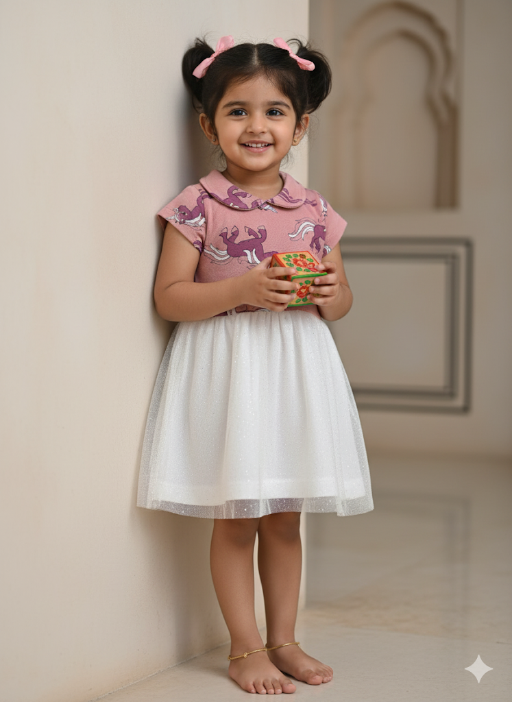 Baby's net frock