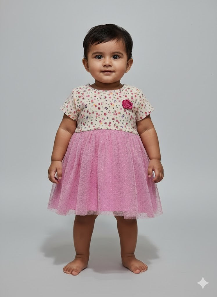 Baby's net frock