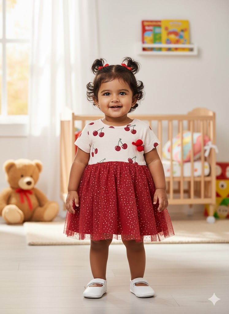 Baby's net frock