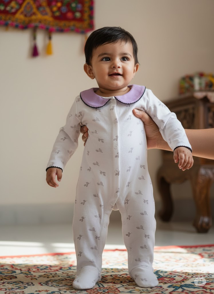 Baby's FS jumpsuit /sleepsuit for newborns