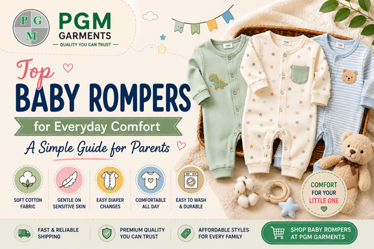 Discover comfortable baby rompers for everyday wear. Learn how to choose the right fabric, size and style for your baby with this simple parent guide.