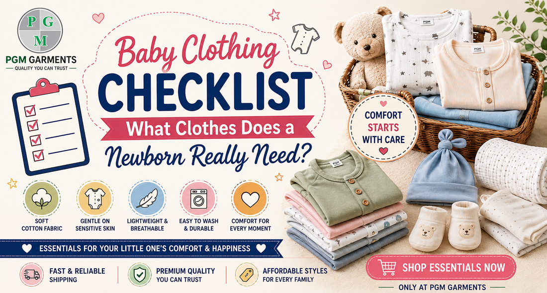 newborn baby clothing checklist