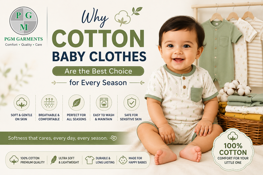 Cotton baby clothes for every season