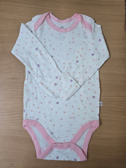 Baby's FS rompers - Pink Dots