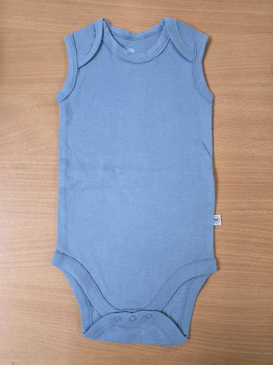 Baby's LS rompers - Light Blue
