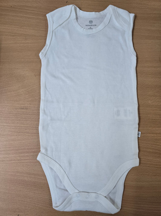 Baby's LS rompers - White
