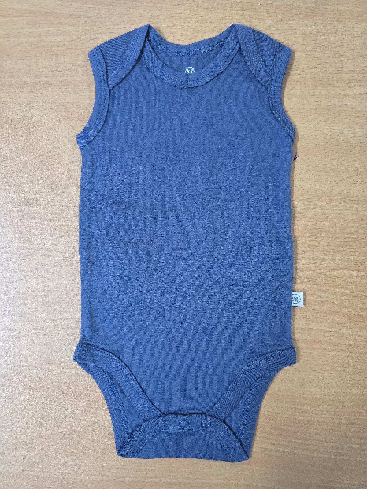 Baby's LS rompers - Navy Blue