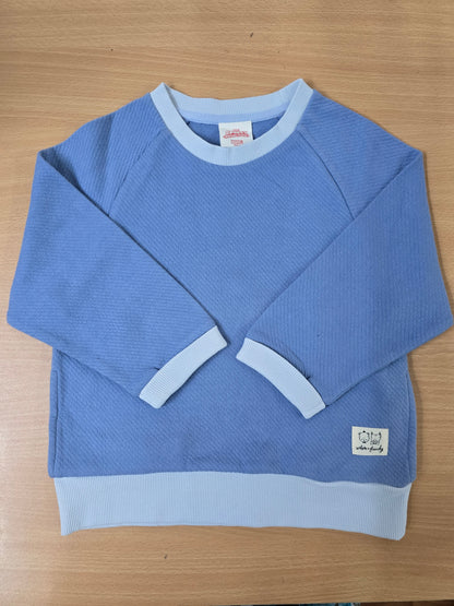 Baby's loop knit t-shirt - Blue