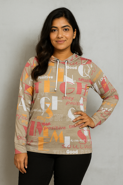 Women's close neck top