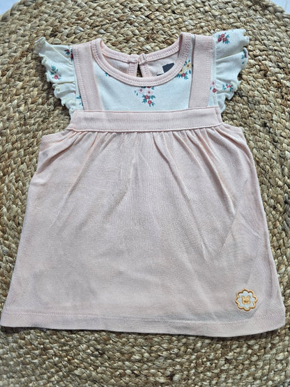 Baby's LS frock - sandle