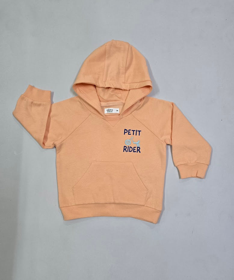 Baby's loop knit hoody