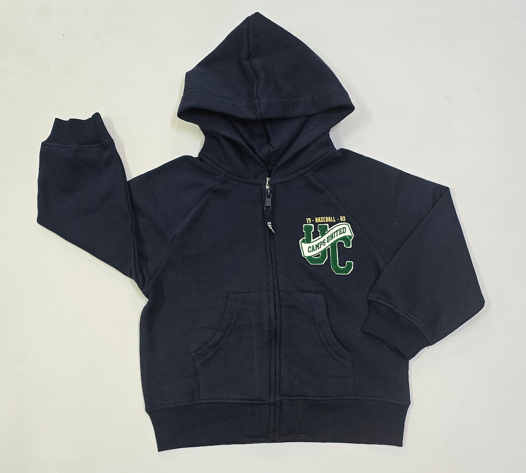 Boy's loop knit hoody zipper